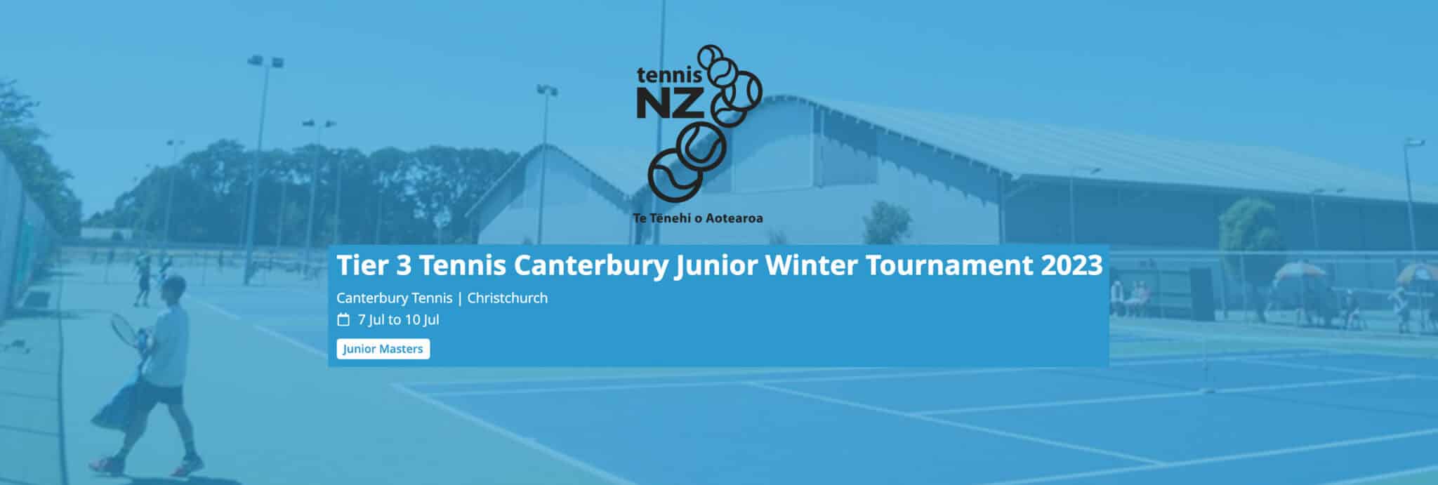 Tier 3 Tennis Canterbury Junior Winter Tournament 2023